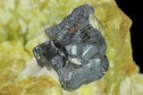 Hematite Crystals in Lizardite & Hydrotalcite - Norway #133989-1